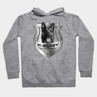 K-9 Unit  Badge -Police Dog Unit - Malinois Hoodie